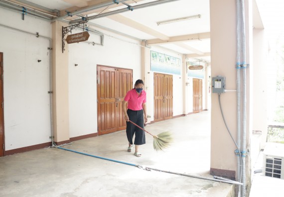ภาพกิจกรรม คณะวิทยาศาสตร์และเทคโนโลยี เข้าร่วมกิจกรรมจิตอาสา Big Cleaning Day