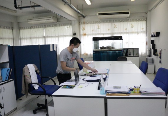 ภาพกิจกรรม คณะวิทยาศาสตร์และเทคโนโลยี เข้าร่วมกิจกรรมจิตอาสา Big Cleaning Day