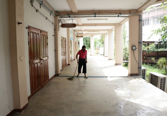 ภาพกิจกรรม คณะวิทยาศาสตร์และเทคโนโลยี เข้าร่วมกิจกรรมจิตอาสา Big Cleaning Day