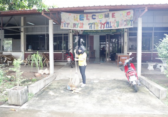 ภาพกิจกรรม คณะวิทยาศาสตร์และเทคโนโลยี เข้าร่วมกิจกรรมจิตอาสา Big Cleaning Day
