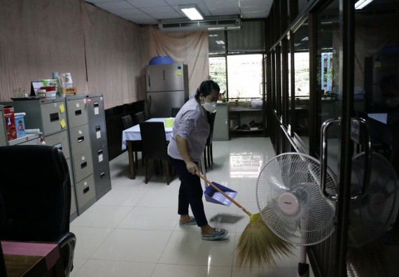 ภาพกิจกรรม คณะวิทยาศาสตร์และเทคโนโลยี เข้าร่วมกิจกรรมจิตอาสา Big Cleaning Day