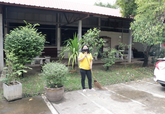 ภาพกิจกรรม คณะวิทยาศาสตร์และเทคโนโลยี เข้าร่วมกิจกรรมจิตอาสา Big Cleaning Day