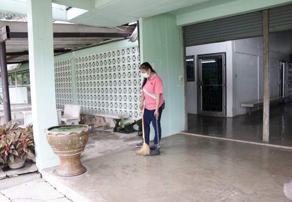 ภาพกิจกรรม คณะวิทยาศาสตร์และเทคโนโลยี เข้าร่วมกิจกรรมจิตอาสา Big Cleaning Day