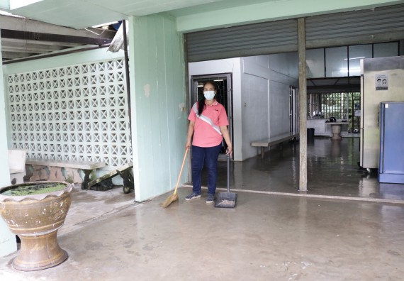 ภาพกิจกรรม คณะวิทยาศาสตร์และเทคโนโลยี เข้าร่วมกิจกรรมจิตอาสา Big Cleaning Day