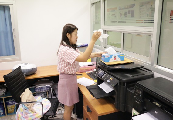 ภาพกิจกรรม คณะวิทยาศาสตร์และเทคโนโลยี เข้าร่วมกิจกรรมจิตอาสา Big Cleaning Day