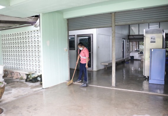 ภาพกิจกรรม คณะวิทยาศาสตร์และเทคโนโลยี เข้าร่วมกิจกรรมจิตอาสา Big Cleaning Day