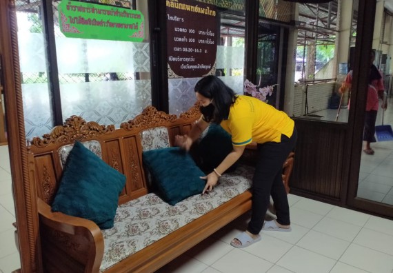 ภาพกิจกรรม คณะวิทยาศาสตร์และเทคโนโลยี เข้าร่วมกิจกรรมจิตอาสา Big Cleaning Day