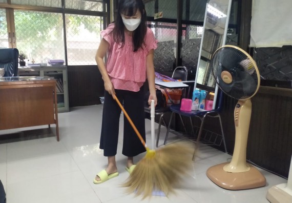 ภาพกิจกรรม คณะวิทยาศาสตร์และเทคโนโลยี เข้าร่วมกิจกรรมจิตอาสา Big Cleaning Day