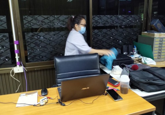 ภาพกิจกรรม คณะวิทยาศาสตร์และเทคโนโลยี เข้าร่วมกิจกรรมจิตอาสา Big Cleaning Day