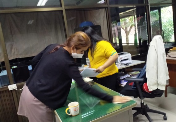 ภาพกิจกรรม คณะวิทยาศาสตร์และเทคโนโลยี เข้าร่วมกิจกรรมจิตอาสา Big Cleaning Day