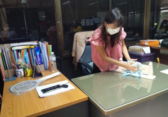 ภาพกิจกรรม คณะวิทยาศาสตร์และเทคโนโลยี เข้าร่วมกิจกรรมจิตอาสา Big Cleaning Day