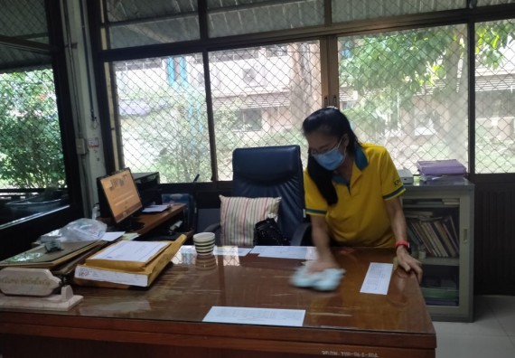 ภาพกิจกรรม คณะวิทยาศาสตร์และเทคโนโลยี เข้าร่วมกิจกรรมจิตอาสา Big Cleaning Day