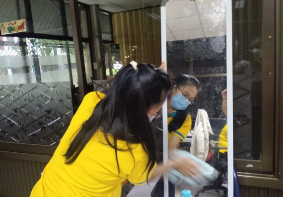 ภาพกิจกรรม คณะวิทยาศาสตร์และเทคโนโลยี เข้าร่วมกิจกรรมจิตอาสา Big Cleaning Day