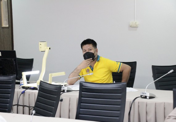 ภาพกิจกรรม  คณะวิทยาศาสตร์และเทคโนโลยี จัดประชุมเพื่อชี้แจงหลักเกณฑ์และวิธีการประเมินเพื่อต่อสัญญาจ้างพนักงานมหาวิทยาลัยและเตรียมความพร้อมในการทำเอกสารหลักฐานในการต่อสัญญาจ้าง