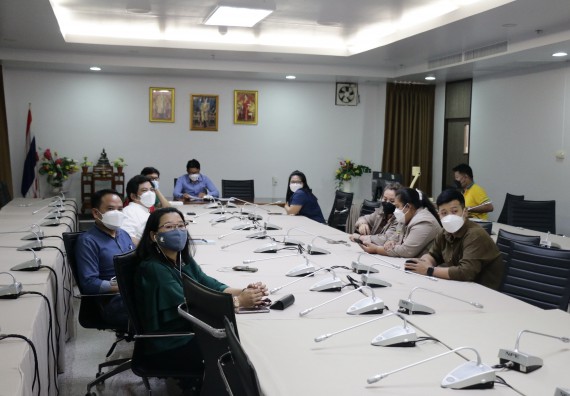 ภาพกิจกรรม  คณะวิทยาศาสตร์และเทคโนโลยี จัดประชุมเพื่อชี้แจงหลักเกณฑ์และวิธีการประเมินเพื่อต่อสัญญาจ้างพนักงานมหาวิทยาลัยและเตรียมความพร้อมในการทำเอกสารหลักฐานในการต่อสัญญาจ้าง