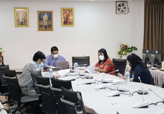 ภาพกิจกรรม  ประธานหลักสูตรคณะวิทยาศาสตร์และเทคโนโลยี จัดประชุมการจัดกิจกรรมค่ายวิทยาศาสตร์สัญจร