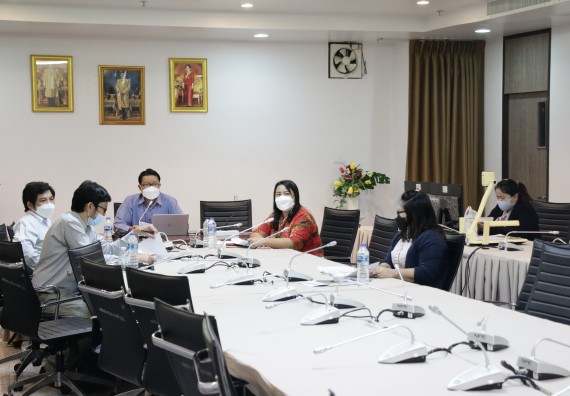 ภาพกิจกรรม  ประธานหลักสูตรคณะวิทยาศาสตร์และเทคโนโลยี จัดประชุมการจัดกิจกรรมค่ายวิทยาศาสตร์สัญจร