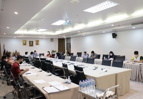 ภาพกิจกรรม  ประธานหลักสูตรคณะวิทยาศาสตร์และเทคโนโลยี จัดประชุมการจัดกิจกรรมค่ายวิทยาศาสตร์สัญจร