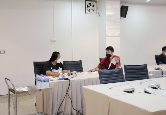 ภาพกิจกรรม  ประธานหลักสูตรคณะวิทยาศาสตร์และเทคโนโลยี จัดประชุมการจัดกิจกรรมค่ายวิทยาศาสตร์สัญจร