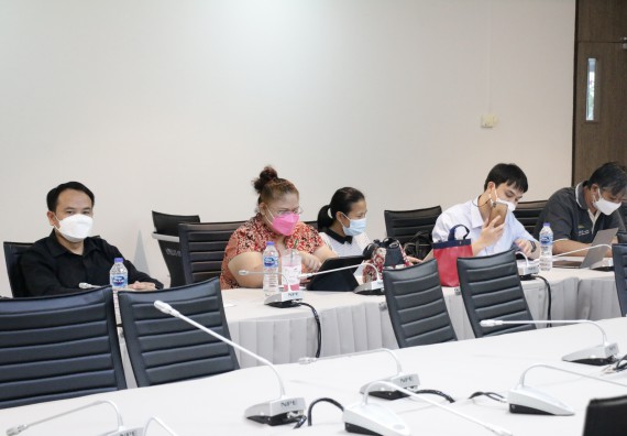 ภาพกิจกรรม  ประธานหลักสูตรคณะวิทยาศาสตร์และเทคโนโลยี จัดประชุมการจัดกิจกรรมค่ายวิทยาศาสตร์สัญจร