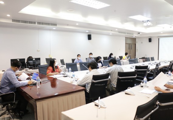 ภาพกิจกรรม  ประธานหลักสูตรคณะวิทยาศาสตร์และเทคโนโลยี จัดประชุมการจัดกิจกรรมค่ายวิทยาศาสตร์สัญจร