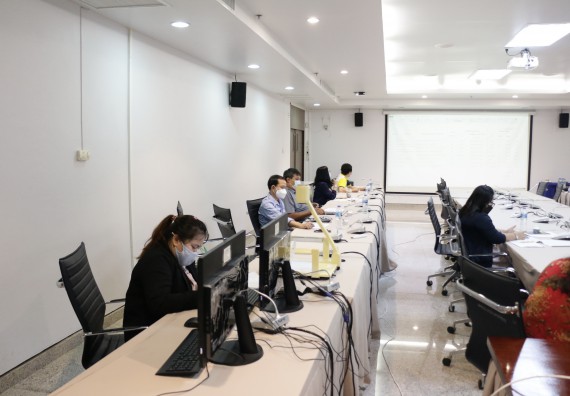 ภาพกิจกรรม  ประธานหลักสูตรคณะวิทยาศาสตร์และเทคโนโลยี จัดประชุมการจัดกิจกรรมค่ายวิทยาศาสตร์สัญจร