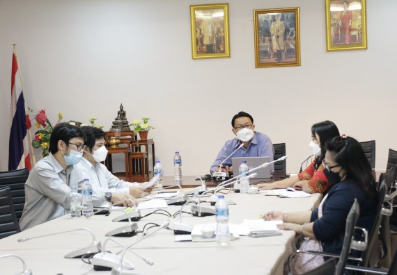 ภาพกิจกรรม  ประธานหลักสูตรคณะวิทยาศาสตร์และเทคโนโลยี จัดประชุมการจัดกิจกรรมค่ายวิทยาศาสตร์สัญจร