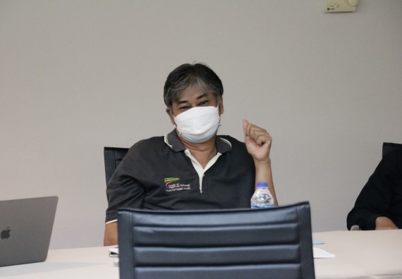 ภาพกิจกรรม  ประธานหลักสูตรคณะวิทยาศาสตร์และเทคโนโลยี จัดประชุมการจัดกิจกรรมค่ายวิทยาศาสตร์สัญจร