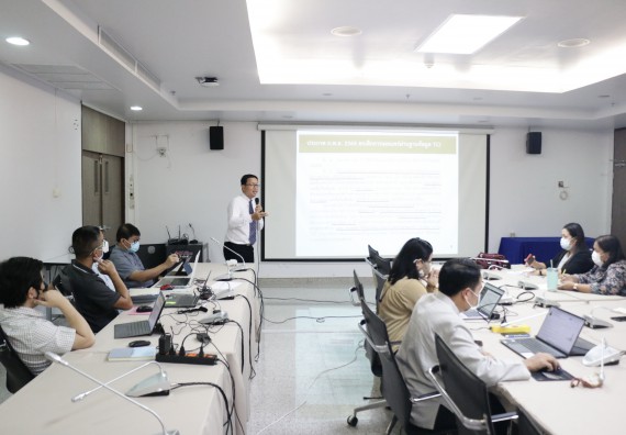 คณบดีคณะวิทยาศาสตร์และเทคโนโลยี จัดการบรรยาย เรื่อง การพัฒนาผลงานวิชาการเพื่อขอตำแหน่งวิชาการในระดับที่สูงขึ้น