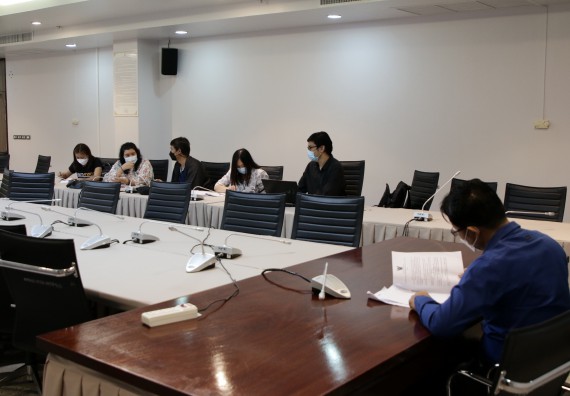 ภาพกิจกรรม  คณะวิทยาศาสตร์และเทคโนโลยี จัดประชุมการต่อสัญญาจ้างพนักงานมหาวิทยาลัยสายวิชาการ