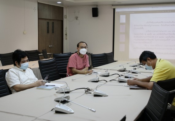 ภาพกิจกรรม  คณะวิทยาศาสตร์และเทคโนโลยี จัดประชุมการต่อสัญญาจ้างพนักงานมหาวิทยาลัยสายวิชาการ