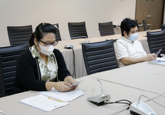 ภาพกิจกรรม  คณะวิทยาศาสตร์และเทคโนโลยี จัดประชุมการต่อสัญญาจ้างพนักงานมหาวิทยาลัยสายวิชาการ