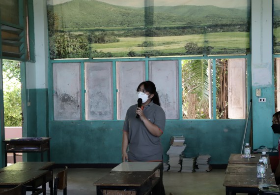 ภาพกิจกรรม คณะวิทยาศาสตร์และเทคโนโลยี จัดค่ายวิทยาศาสตร์สัญจรโรงเรียนนาบ่อคำวิทยาคม