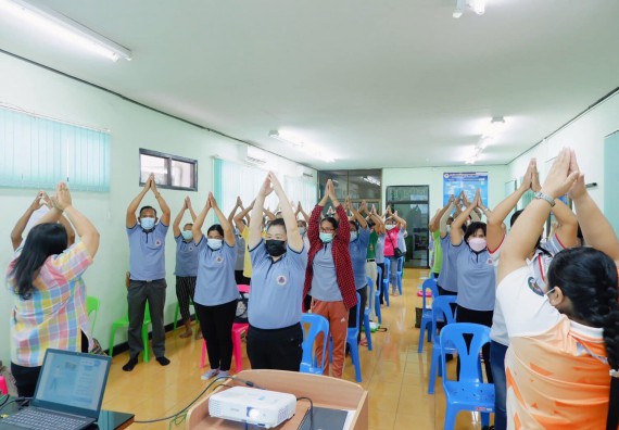 ภาพกิจกรรม  โครงการ 1 ตำบล 1 มหาวิทยาลัย ตำบลสระแก้ว จัดอบรมเชิงปฏิบัติ การพัฒนาศักยภาพอาสาสมัครชุมชน