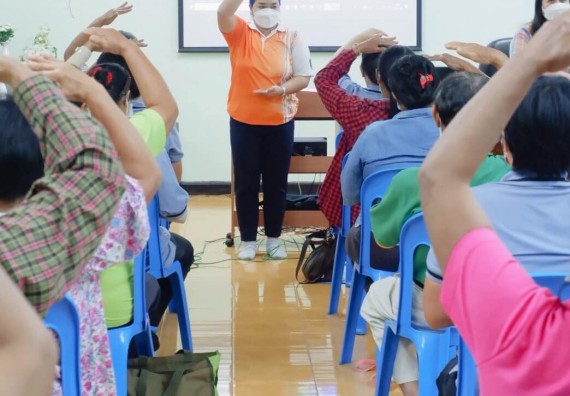 ภาพกิจกรรม  โครงการ 1 ตำบล 1 มหาวิทยาลัย ตำบลสระแก้ว จัดอบรมเชิงปฏิบัติ การพัฒนาศักยภาพอาสาสมัครชุมชน