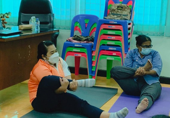 ภาพกิจกรรม  โครงการ 1 ตำบล 1 มหาวิทยาลัย ตำบลสระแก้ว จัดอบรมเชิงปฏิบัติ การพัฒนาศักยภาพอาสาสมัครชุมชน