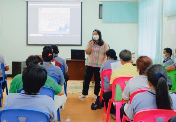 ภาพกิจกรรม  โครงการ 1 ตำบล 1 มหาวิทยาลัย ตำบลสระแก้ว จัดอบรมเชิงปฏิบัติ การพัฒนาศักยภาพอาสาสมัครชุมชน