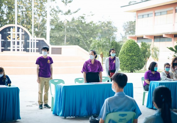 ภาพกิจกรรม  คณะวิทยาศาสตร์และเทคโนโลยี จัดค่ายวิทยาศาสตร์สัญจรโรงเรียนคลองลานวิทยา