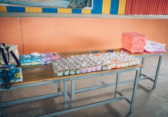 ภาพกิจกรรม  คณะวิทยาศาสตร์และเทคโนโลยี จัดค่ายวิทยาศาสตร์สัญจรโรงเรียนคลองลานวิทยา