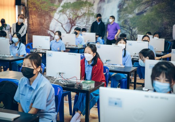 ภาพกิจกรรม  คณะวิทยาศาสตร์และเทคโนโลยี จัดค่ายวิทยาศาสตร์สัญจรโรงเรียนคลองลานวิทยา