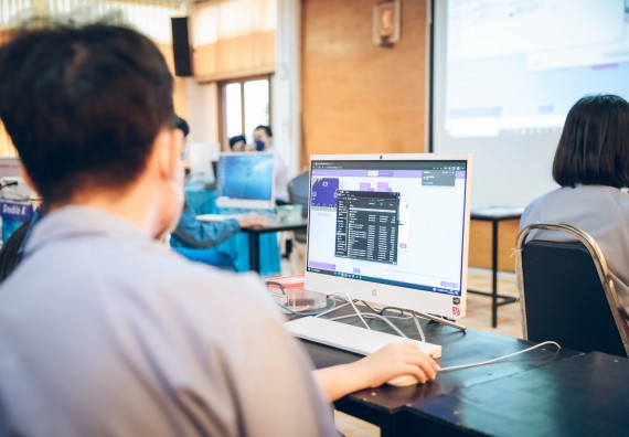 ภาพกิจกรรม  คณะวิทยาศาสตร์และเทคโนโลยี จัดค่ายวิทยาศาสตร์สัญจรโรงเรียนคลองลานวิทยา