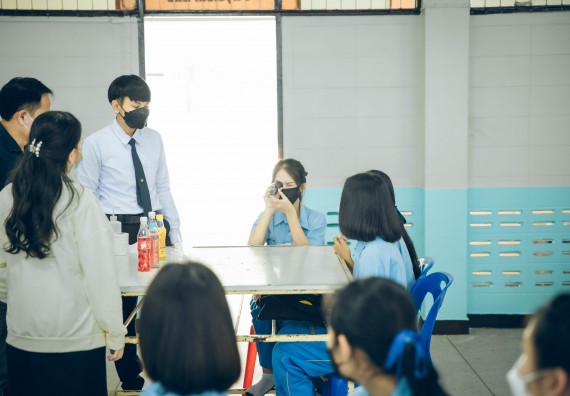 ภาพกิจกรรม  คณะวิทยาศาสตร์และเทคโนโลยี จัดค่ายวิทยาศาสตร์สัญจรโรงเรียนคลองลานวิทยา