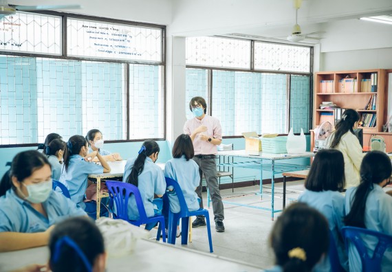 ภาพกิจกรรม  คณะวิทยาศาสตร์และเทคโนโลยี จัดค่ายวิทยาศาสตร์สัญจรโรงเรียนคลองลานวิทยา