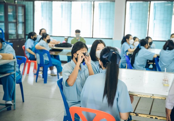 ภาพกิจกรรม  คณะวิทยาศาสตร์และเทคโนโลยี จัดค่ายวิทยาศาสตร์สัญจรโรงเรียนคลองลานวิทยา