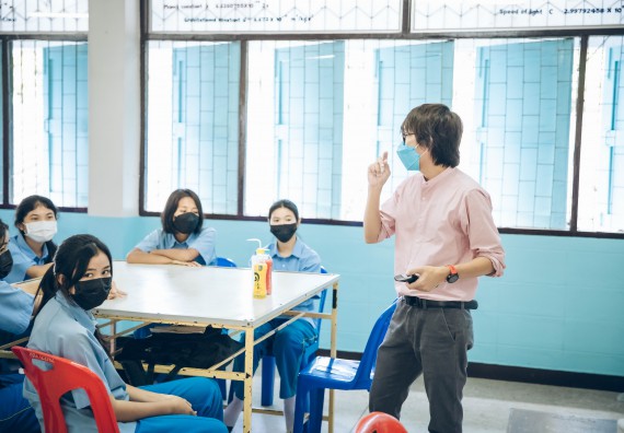 ภาพกิจกรรม  คณะวิทยาศาสตร์และเทคโนโลยี จัดค่ายวิทยาศาสตร์สัญจรโรงเรียนคลองลานวิทยา