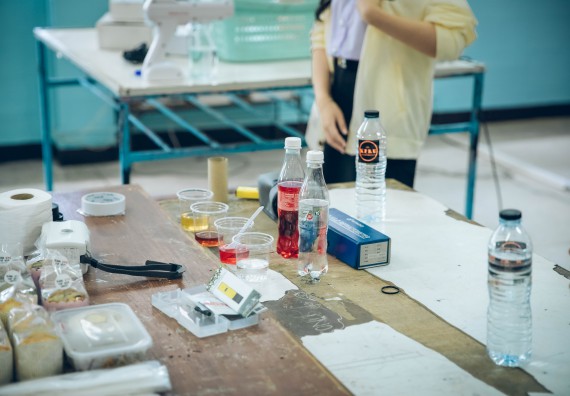 ภาพกิจกรรม  คณะวิทยาศาสตร์และเทคโนโลยี จัดค่ายวิทยาศาสตร์สัญจรโรงเรียนคลองลานวิทยา