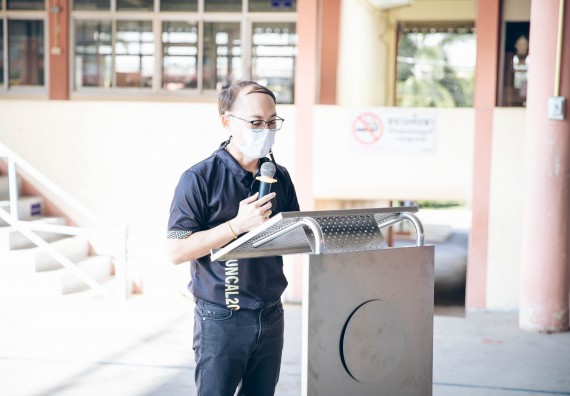 ภาพกิจกรรม  คณะวิทยาศาสตร์และเทคโนโลยี จัดค่ายวิทยาศาสตร์สัญจรโรงเรียนคลองลานวิทยา