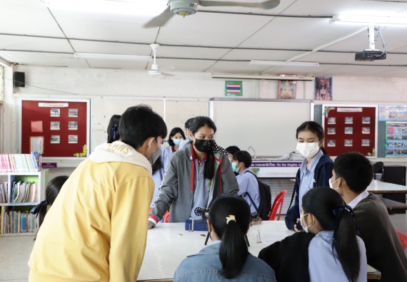 ภาพกิจกรรม  คณะวิทยาศาสตร์และเทคโนโลยี จัดค่ายวิทยาศาสตร์สัญจรโรงเรียนทุ่งทรายวิทยา