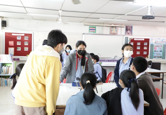 ภาพกิจกรรม  คณะวิทยาศาสตร์และเทคโนโลยี จัดค่ายวิทยาศาสตร์สัญจรโรงเรียนทุ่งทรายวิทยา