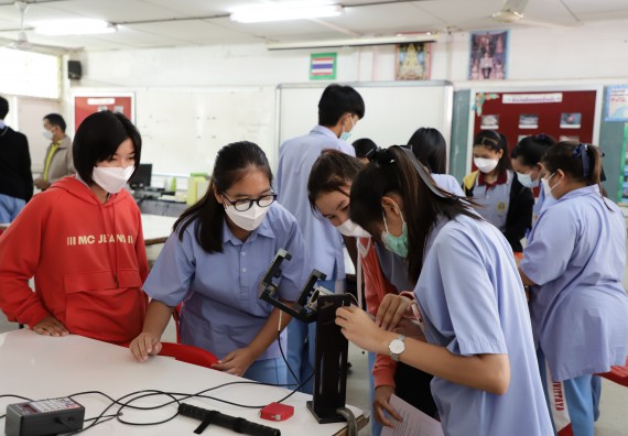 ภาพกิจกรรม  คณะวิทยาศาสตร์และเทคโนโลยี จัดค่ายวิทยาศาสตร์สัญจรโรงเรียนทุ่งทรายวิทยา